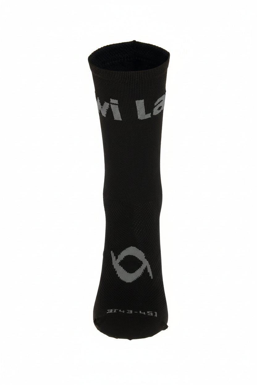 Socken ZORBIG lang Schwarz/Grau