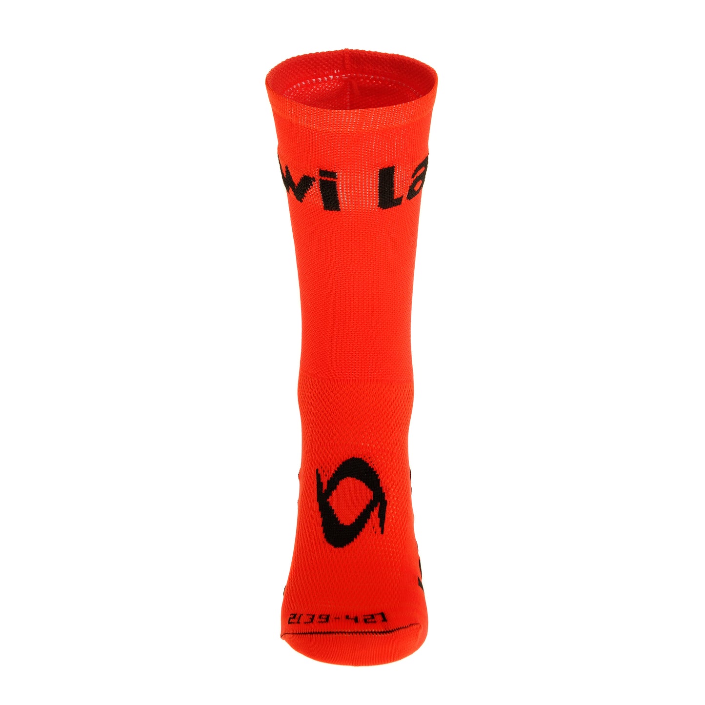 Socken ZORBIG lang rot/schwarz
