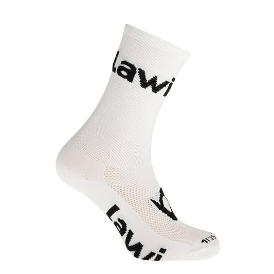 Socken ZORBIG lang weiß/schwarz