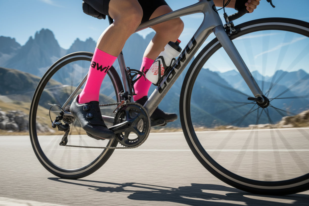 Socken ZÖRBig lang, fluorescent Pink