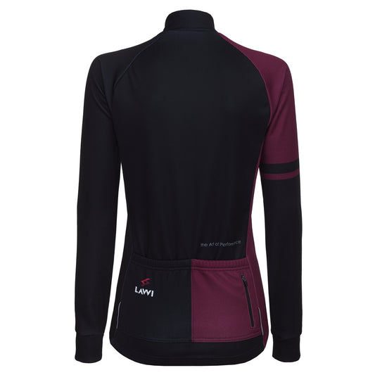 DAMEN-TRIKOT MIRROR WEINROT WINTER